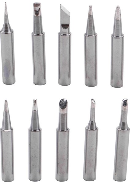 10 Uç Seti Uçları Havya Için Havya Ucu Seti 900-TI/ Bk/ 1.6d/ 2.4d/ 3.0d/ 2c/ 3c/ 4c (Yurt Dışından)