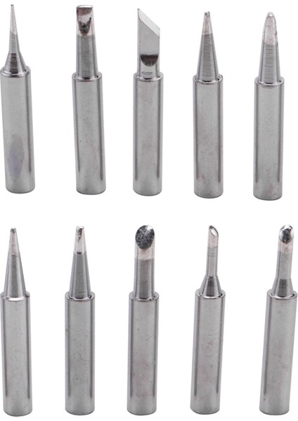 10 Uç Seti Uçları Havya Için Havya Ucu Seti 900-TI/ Bk/ 1.6d/ 2.4d/ 3.0d/ 2c/ 3c/ 4c (Yurt Dışından) modelleri