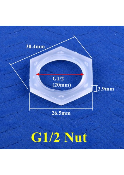 5 Adet Gıda Sınıfı Pp M5~M16MM G1/8 (Yurt Dışından)