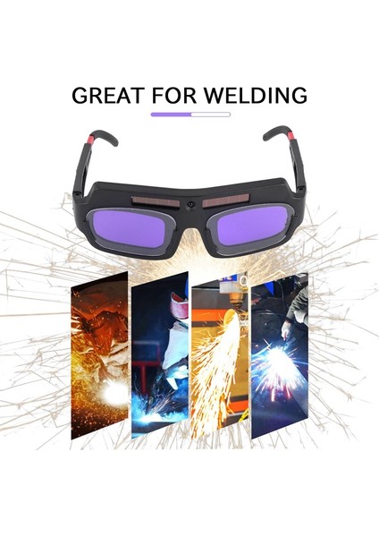 Güneş Ed Otomatik Kararan Kaynak Maskesi Kask Gözlük Kaynakçı Gözlükleri Ark Anti-Şok Lens Saklama Kutusu ile (Yurt Dışından) indirimleri