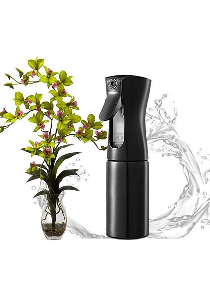 Beerıs Saç Spreyi Şişesi, Sürekli Sprey Su Şişesi Flairosol Sprey Şişesi Aerosol Mist Püskürtücü PÜSKÜRTÜCÜ-150 Ml, Siyah (Yurt Dışından) indirimleri
