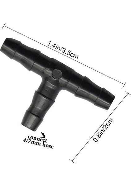 50 Adet C-Şekilli Bahçe 4 / 7mm Damla Sulama Boru Braketi (Yurt Dışından) fırsatları