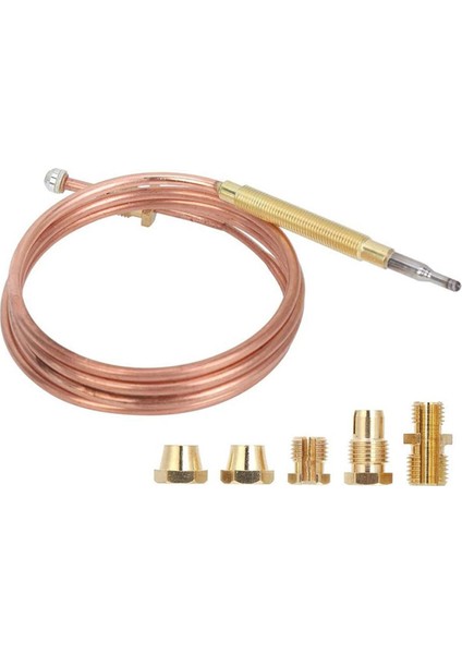 Bradoo-Evrensel Gaz Sobası Termokupl 5 Adet Somun Isıtma Gaz Brülör Yedek Termokupl Adaptörü (Yurt Dışından)
