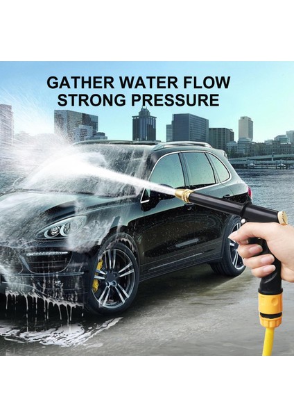 360 Derece Dönen Nozullu Bahçe Hortumu Nozulu Püskürtücü Araba Gogs Bisikletini Yıkamak Için Harika (Yurt Dışından) fiyatları