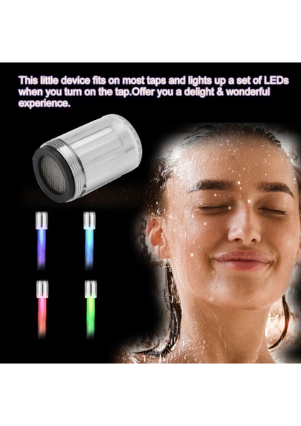 Mutfak Banyo Için Yaratıcı LED Işık Su Musluk Dokunun Glow Duş Musluk (Yurt Dışından) indirimleri