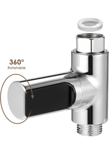 LED Su Termometresi Yaratıcı Musluk Termometresi Duş LED Termometre-Beyaz (Yurt Dışından) modelleri