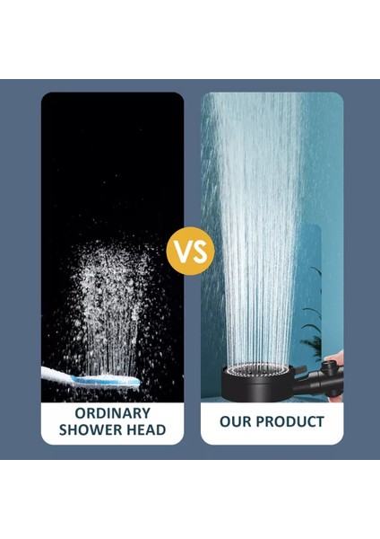 Adet/takım Duş Başlığı Ayarlanabilir Su Tasarrufu Siyah 5 Mod Duş Braketi Hortumu (Yurt Dışından) indirimleri