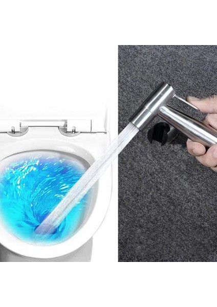 304 Paslanmaz Tuvalet Yüksek Basınçlı Su Yağmurlama Güçlendirici Meme Kapmak Asılı Duş Başlığı Aracı Banyo Aksesuarları (Yurt Dışından) fiyatları