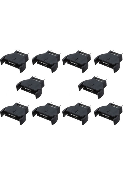 10 Adet Siyah Plastik CR2032 Hücre Düğmesi Lityum Priz Tutucu (Yurt Dışından) indirimleri