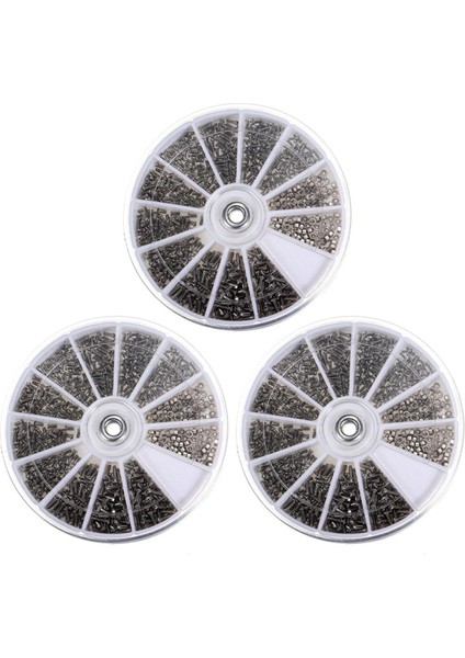 Zoroom 12 Stilleri 1800 Adet Paslanmaz Çelik Vida Seti Makine Vidaları Pc Cep Telefonu Gözlük (Yurt Dışından)