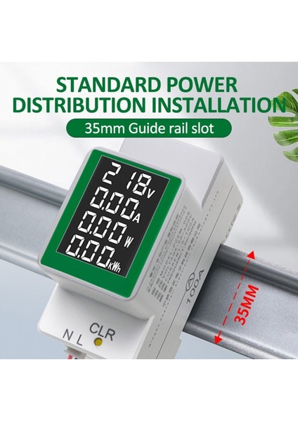 Ampermetre Voltmetre Din Ray Gerilimi Akım Faktörü Ölçer Multimetre Volt Amp Watt Metre Elektrikli Monitör (Yurt Dışından) fırsatları
