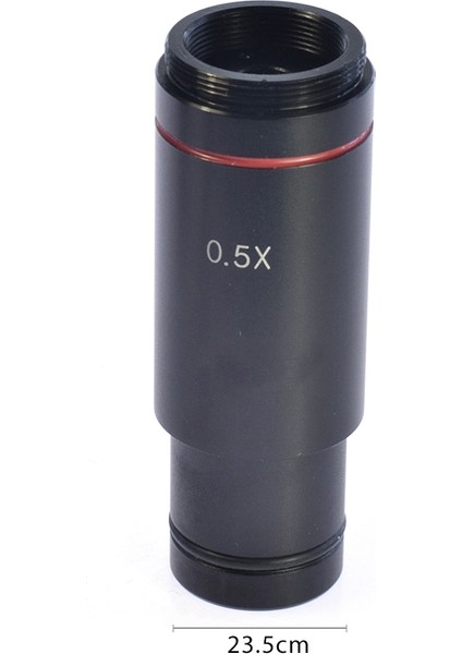 0.5xc Dağı Mikroskop Adaptörü 23.2mm Elektronik Mercek Azaltma Lensi 0.5x Mikroskop Röle Lens Mikroskop Ccd Kamera Için (Yurt Dışından)