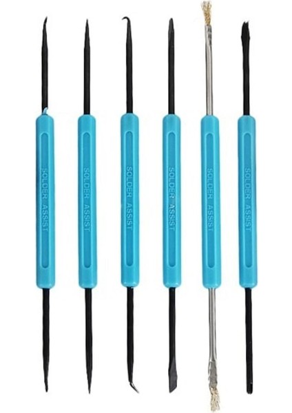 Esplb Lehimleme Yardımı El Aletleri Seti Kaynak Taşlama Temizleme Onarımı Için Hassas Elektronik Bileşenler Turuncu/mavi Renk (Yurt Dışından)