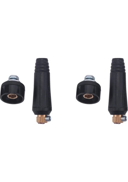 Takım Siyah Avrupa Tarzı Elektrikli Kaynak Makinesi Kablo Konektörü Dkj 10-25 Hızlı Bağlantı Prizi (Yurt Dışından)