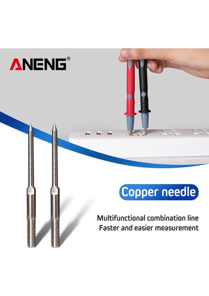 PT1010 1000V 20A Dijital Multimetre Iğne Noktası Probu Test Kabloları Tel Kalem - Kırmızı ve Siyah (Yurt Dışından) indirimleri