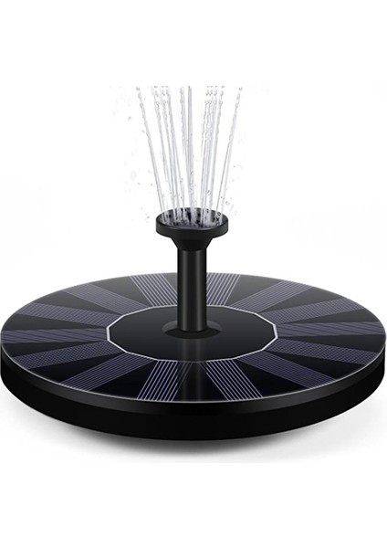 Kuş Banyosu Gölet Havuzu Siyah 16CM Için 6 Stil Nozullu Güneş Fıskiye Pompası 1.4W (Yurt Dışından) fiyatları