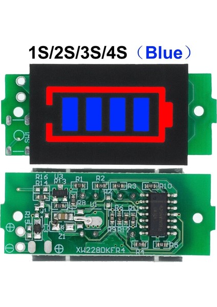 1-8s 1s/2s/3s/4s Tek 3.7V Lityum Pil Kapasitesi Göstergesi Modülü 4.2V Ekran Elektrikli Araç Aküsü Güç Test Cihazı Li-Ion (Yurt Dışından) indirimleri