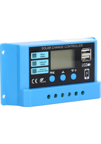 Güneş Kontrol Regülatörü Şarj Regülatörü Fotovoltaik Çift USB Çıkışı Şarj Için Pwm Aksesuarı (Yurt Dışından) fiyatları