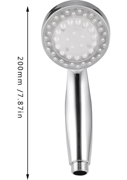 Ha Romantik Otomatik 7 Renkli LED Işıklar Banyo Için Duş Başlığı RC-9816-GÜMÜŞ (Yurt Dışından) fırsatları