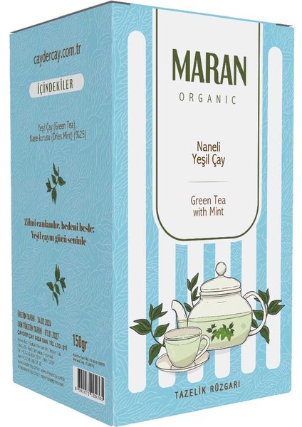 Naneli Yeşil ÇAY150 gr