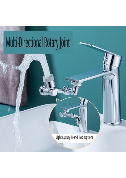 1080 Derece Döndürme Sıçrama Filtresi Adaptör Musluklarını Uzatın, Tek Mod (Yurt Dışından) fırsatları