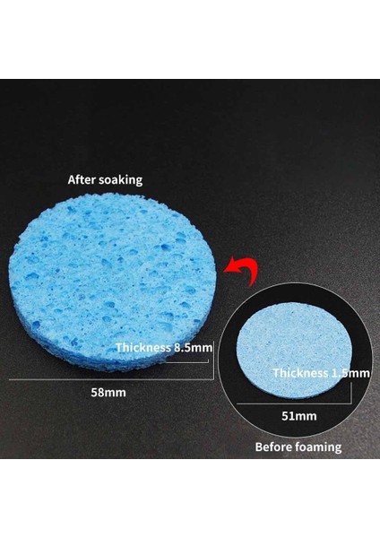 Luxıanzı 10/20 Adet Temizleme Süngeri Temizleyici Yüksek Sıcaklık Dayanımı Elektrikli Kaynak Havya Ucu Temizleyici Pedleri Araçları (Yurt Dışından) fiyatları