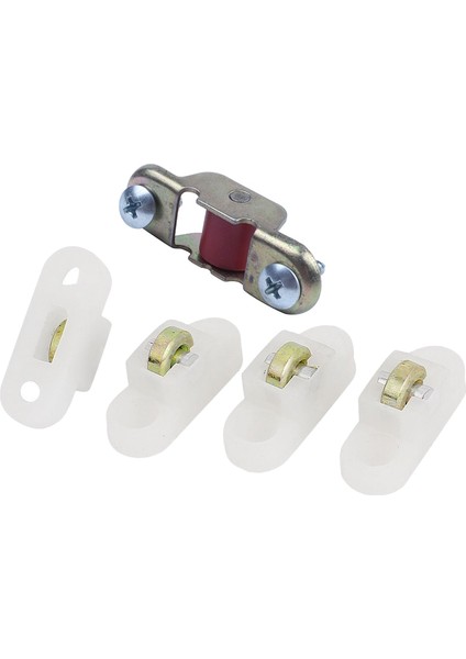 Bradoo- 8 Adet Kapı Pencere Tek Makaralı Tekerlek Kapı Pencere Kasnağı Kanat Kasnağı, 4 Adet 8mm ve 4 Adet 12MM (Yurt Dışından) fırsatları