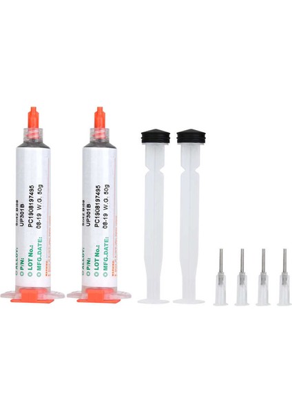 Lehim Pastası 2 Adet 50G Zararsız Malzeme Akı SN42 BI58 Smd Elektronik Tamir (Yurt Dışından) fırsatları