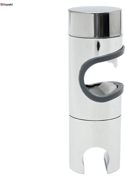 2X19-25MM Krom Yedek Kafa Kaydırıcı Tutucu Bar Banyo Aksesuarları Parçası Gri (Yurt Dışından)