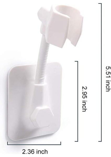 El Duş Başlığı Tutucu-1 * Duş Başlığı Tutucu-Beyaz (Yurt Dışından)