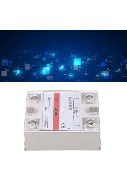 Katı Hal Voltaj Regülatörü, Kıvılcımsız Yüksek Elektromanyetik Uyumluluk Endüstriyel Kullanım Için Ac Voltaj Regülatörü 40A (Yurt Dışından)