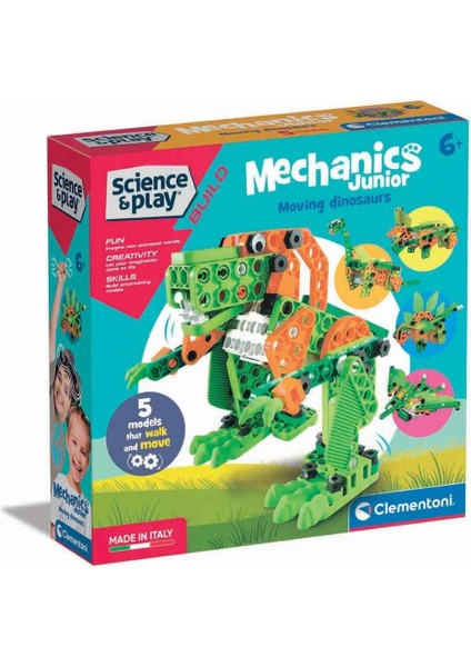 75061TR Mechanics Junior Hareketli Dinozorlar - Mekanik Laboratuvarı +6 Yaş