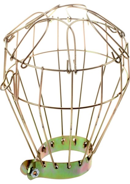 Demir Tel Ampul Kafesi, Kelepçeli, Eski Görünüm, Vintage Aydınlatma, Steampunk (Yurt Dışından) indirimleri