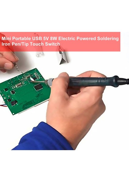 Mini Taşınabilir USB 5V 8W Elektrikle Çalışan Havya Kalemi/ipucu Dokunmatik Anahtarı (Yurt Dışından) modelleri