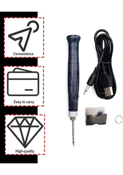 Mini Taşınabilir USB 5V 8W Elektrikle Çalışan Havya Kalemi/ipucu Dokunmatik Anahtarı (Yurt Dışından) fırsatları