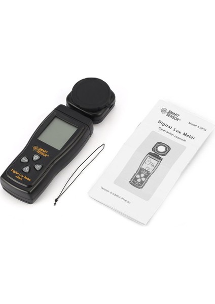 Akıllı Sensör AS803 Spektrometre Dijital Lux Metre Parlaklık Test Cihazı Işık Ölçer - Siyah (Yurt Dışından) fiyatları
