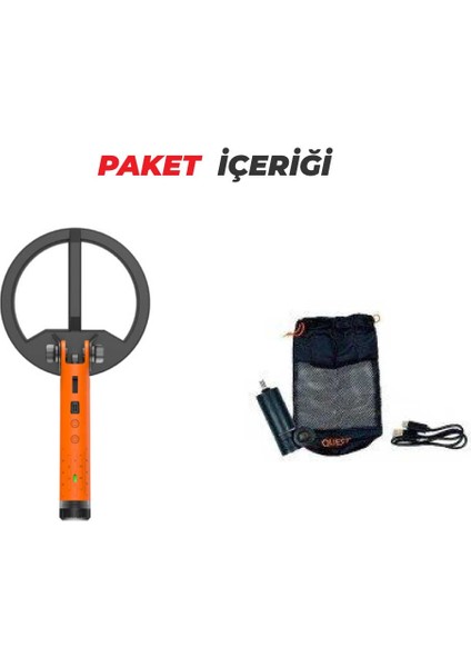 Scuba Tector Pro Su Altı Dedektörü&sahil Arama Dedektörü - 20 cm Başlıklı