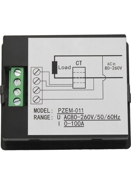 Tek Fazlı Dijital Elektrik Tasarrufu Metre Wattmetre 220 V 100A Khw Enerji Ölçer PZEM-011 Ct Bölünmüş (Yurt Dışından)
