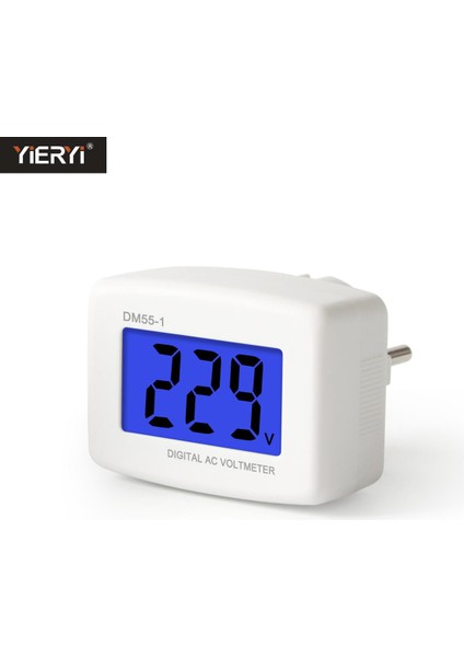Yıeryı DM55-1 Test Cihazı Plug-In Voltmetre 110V-300V 220V Ac Dijital Voltmetre Ab Tak (Yurt Dışından)