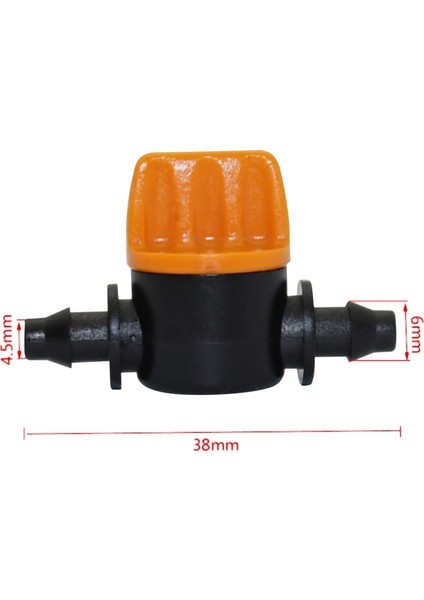 Mini Vana 4/7 mm Hortum Bahçe Sulama Dikenli Su Akış Kontrol Vanası Tarım Araçları Damla Sulama Parçaları 10 Adet (Yurt Dışından) fırsatları