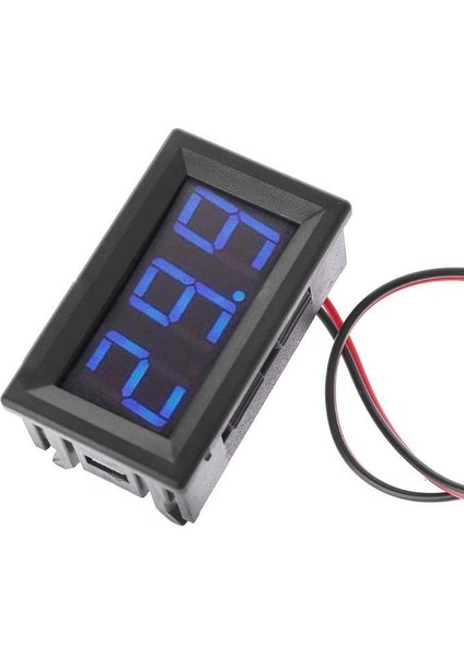 【ayak Koltuk】dc 5V-120V Dijital Voltmetre LED Ekran Paneli 12V 24V 96V Elektromobil Motosiklet Için 2 Telli Volt Gerilim Test Ölçer (Yurt Dışından)