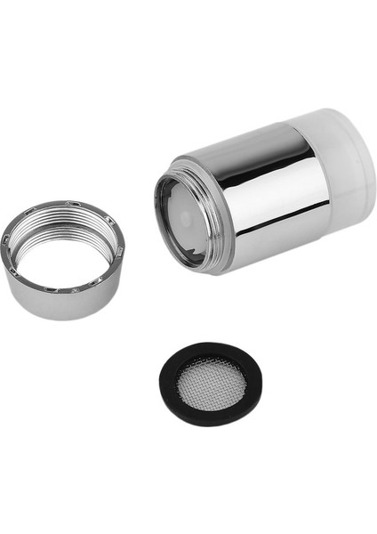 Su Glow Duş 3 Renk Değişen LED Musluk Musluk Işık Sıcaklık Sensörü - Gümüş (Yurt Dışından) fiyatları