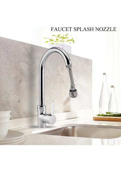 Lavabo Sı Için 360 Döndürme Adaptörü Memesi Döner Mutfak Musluk Uzatma Tüpü (Yurt Dışından) fiyatları