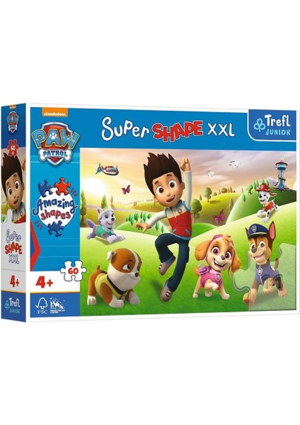 PUZZLE-50009 Paw Patrol Xxl 60 Parça Puzzle