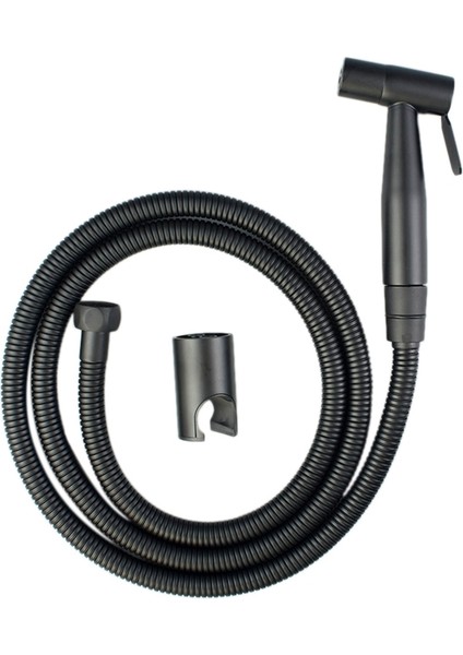 Nanlıy-Siyah El Tuvalet Püskürtücü Paslanmaz Çelik Banyo Bide Püskürtücü Seti Hortum ile Duş Püskürtücü Duvar Veya Tuvalet Için (Yurt Dışından) modelleri