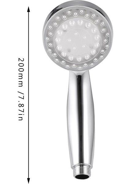 Romantik Otomatik 7 Renkli LED Işıklar Banyo Için Duş Başlığı RC-9816-GÜMÜŞ (Yurt Dışından) modelleri