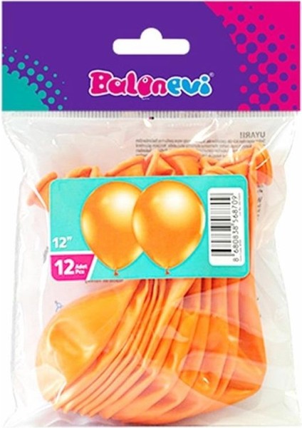 TMT8709 Metalik Turuncu 12 Inç 12LI -Balonevi