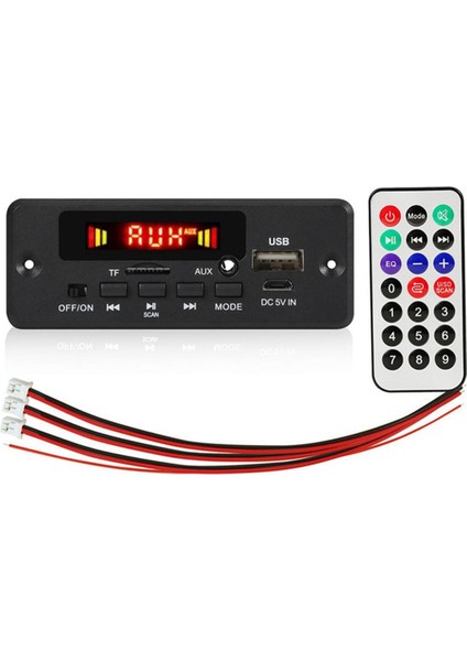 Dc 12V Mp3 Dekoder Kartı Bluetooth Araç Mp3 Çalar (Yurt Dışından)