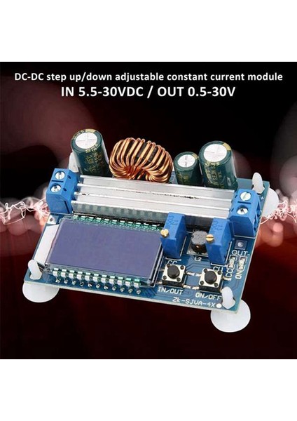 35W Dc 5.5-30V Ila 0.5-30V Ayarlanabilir Dijital LCD Ekran Otomatik Buck Boost Dönüştürücü Modülü (Yurt Dışından) modelleri