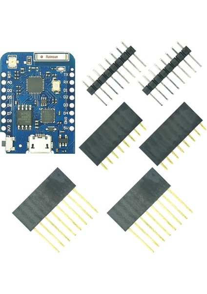 Wemos D1 Mini 4M/16M Bayt Harici Konnektör Nodemcu Tabanlı ESP8266 ESP-8266EX CP2104 (Yurt Dışından)